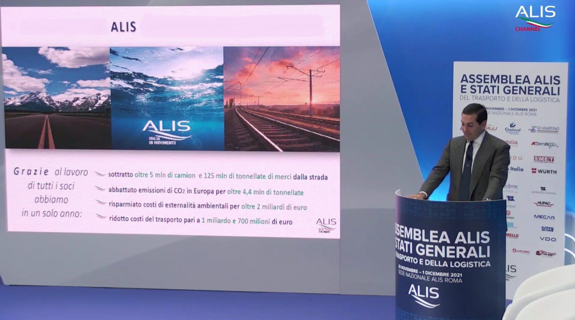 Guido Grimaldi presidente di ALIS